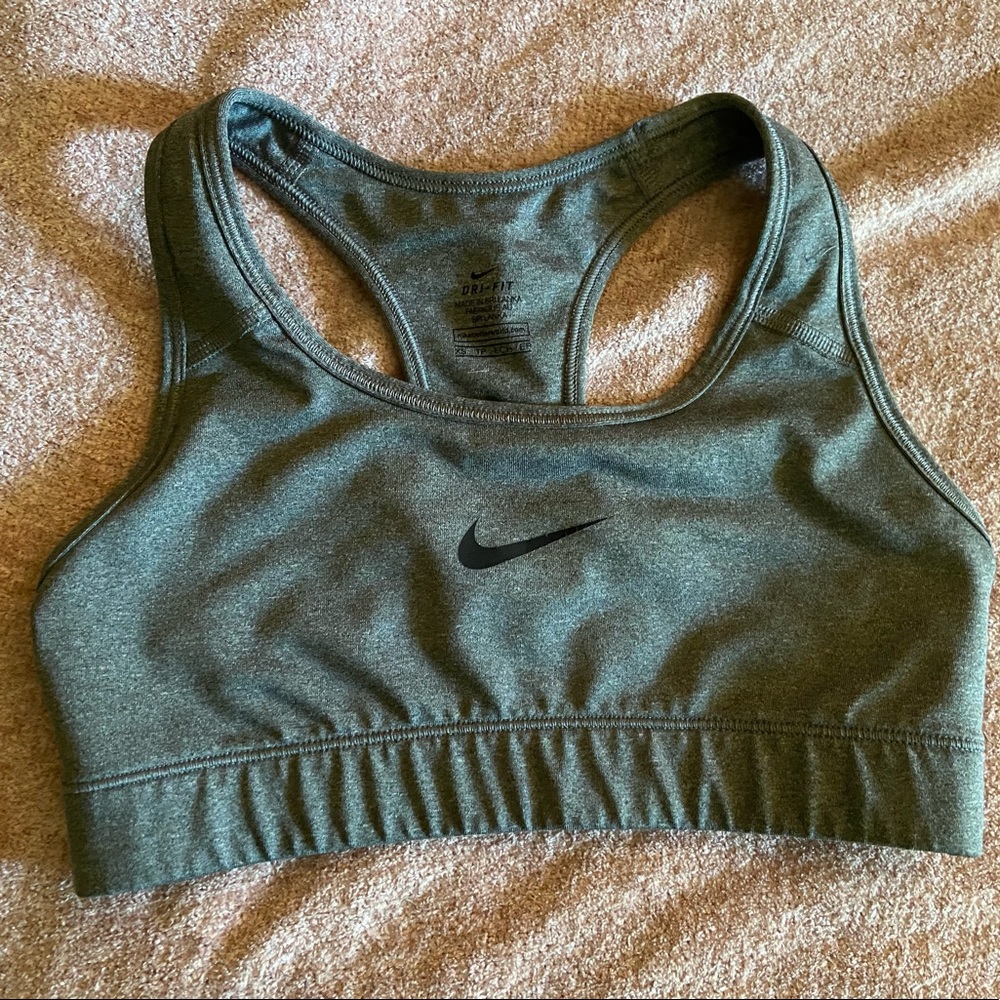Nike Gray Sports Bra